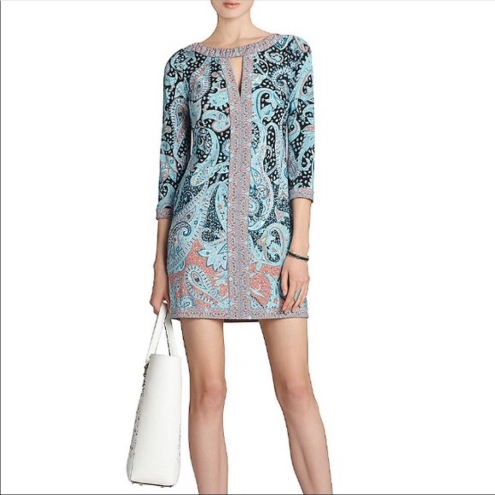 BCBG Maxazria Avila Printed Sheath Dress